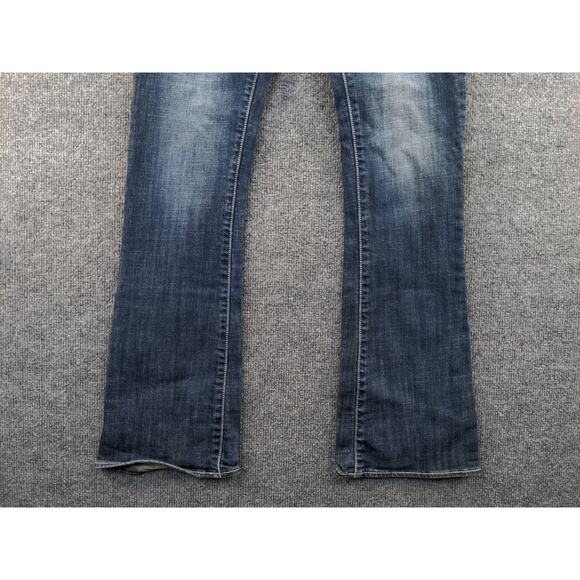 Womens Rock & Republic Kasandra Jeans Size 4M Blue Denim Decorated Pockets Bling - Picture 4 of 10